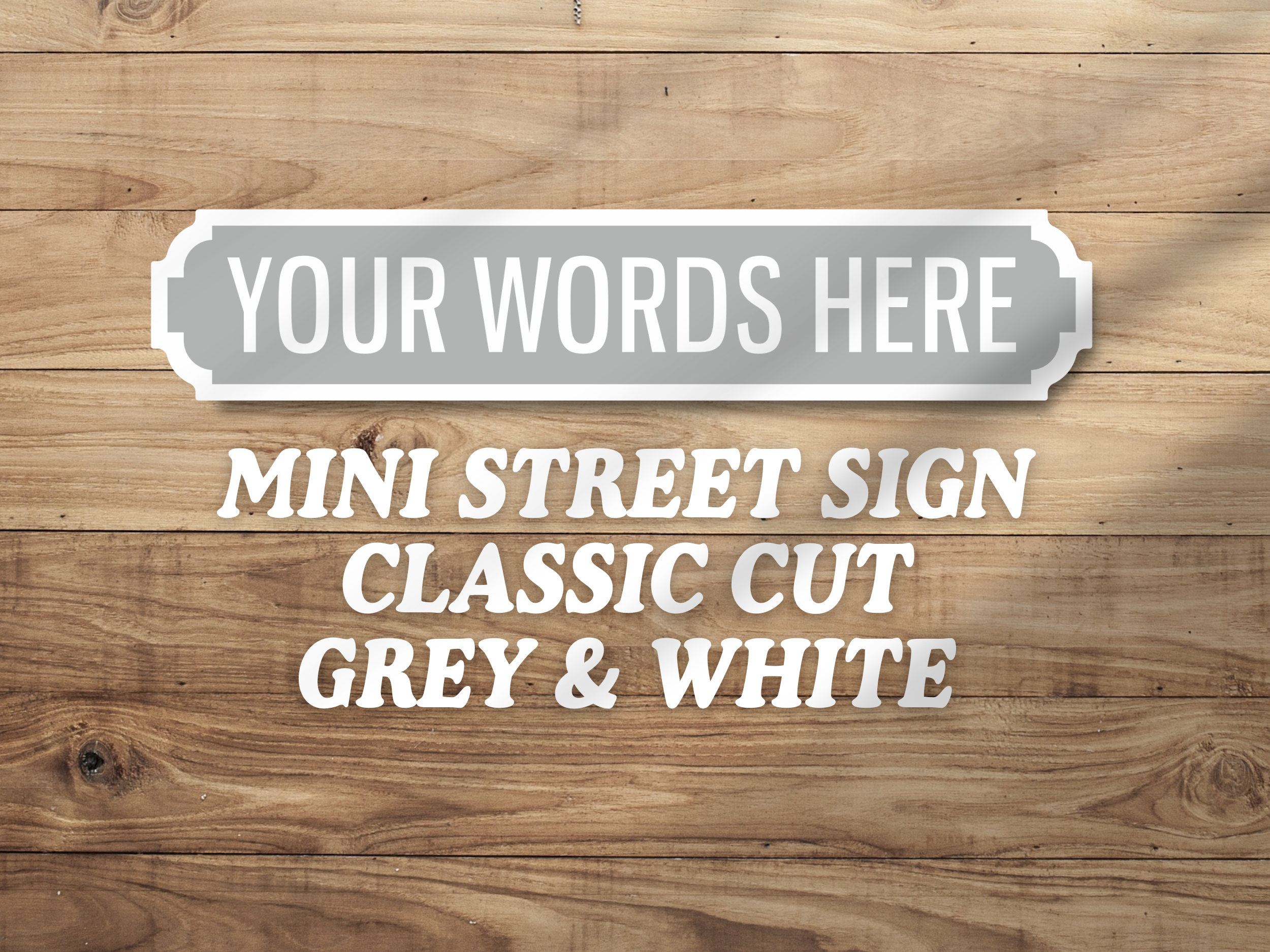 Personalised Vintage-Style Street Sign