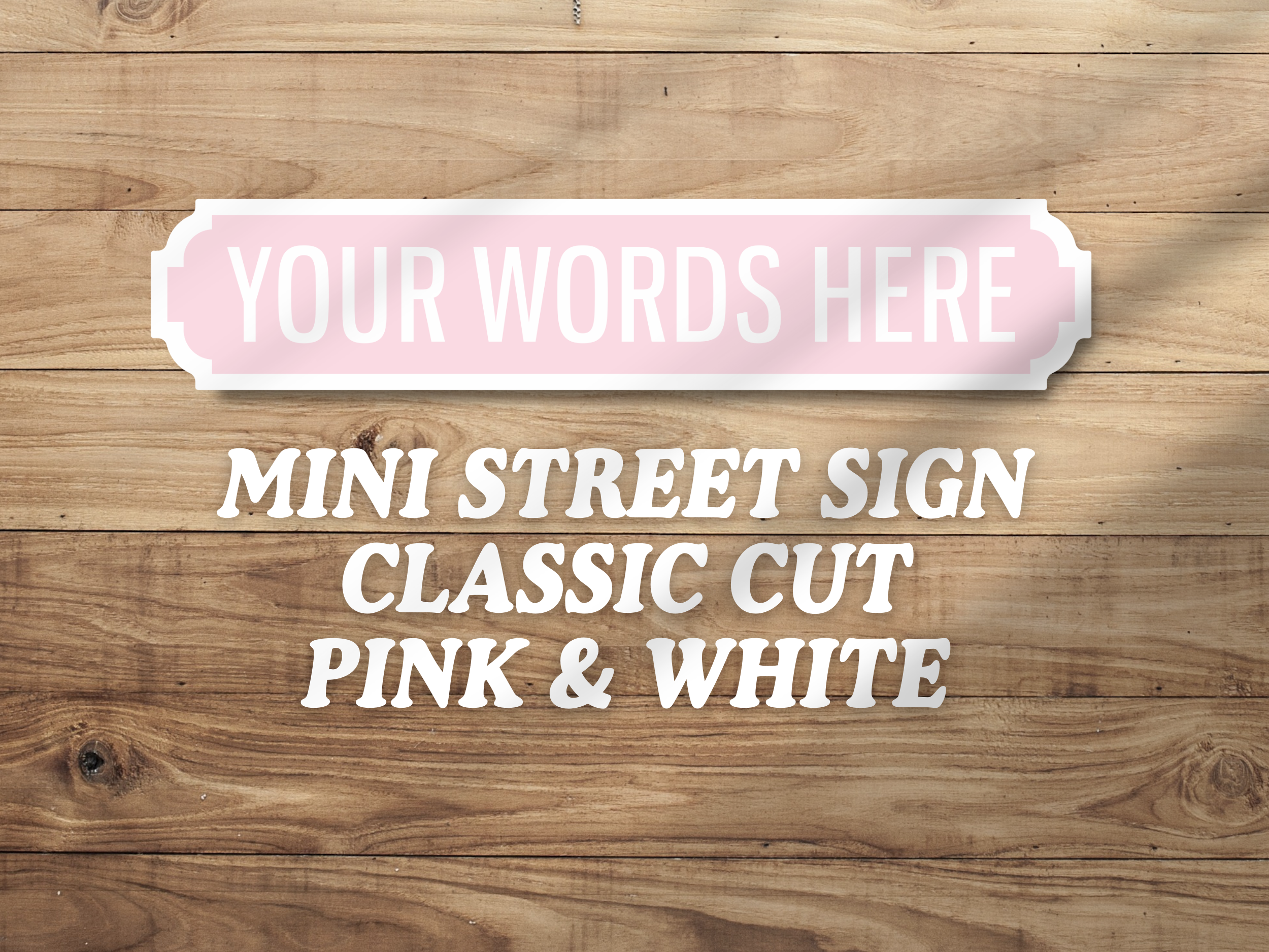 Personalised Vintage-Style Street Sign
