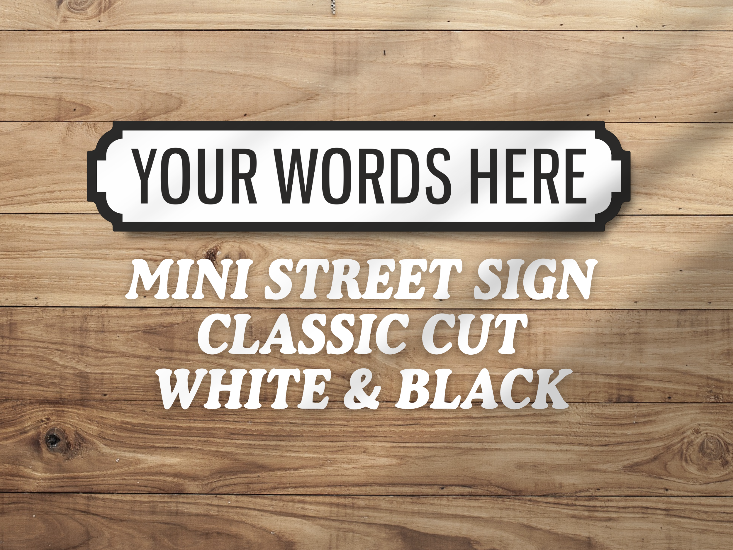 Personalised Vintage-Style Street Sign