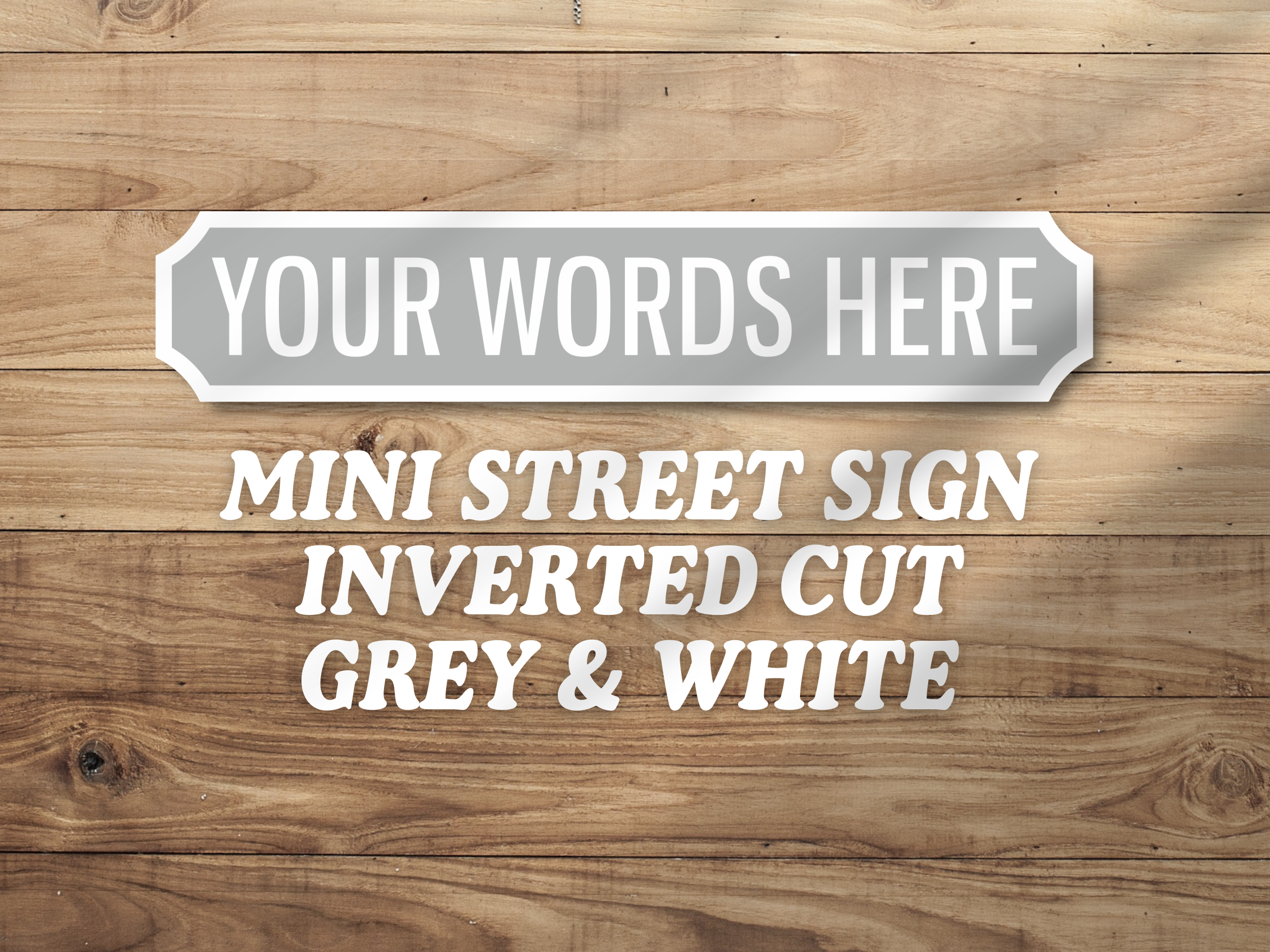 Personalised Vintage-Style Street Sign