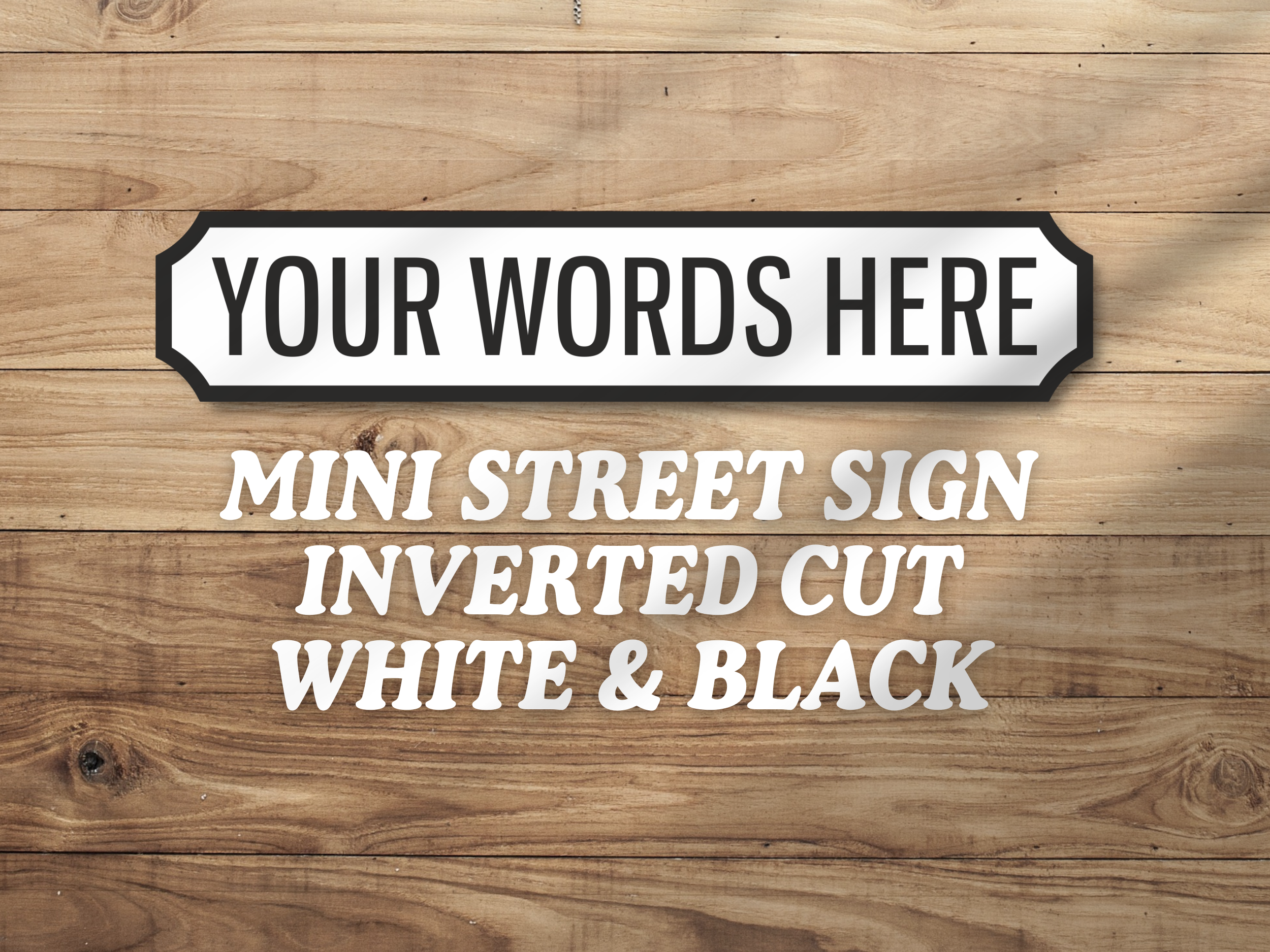 Personalised Vintage-Style Street Sign