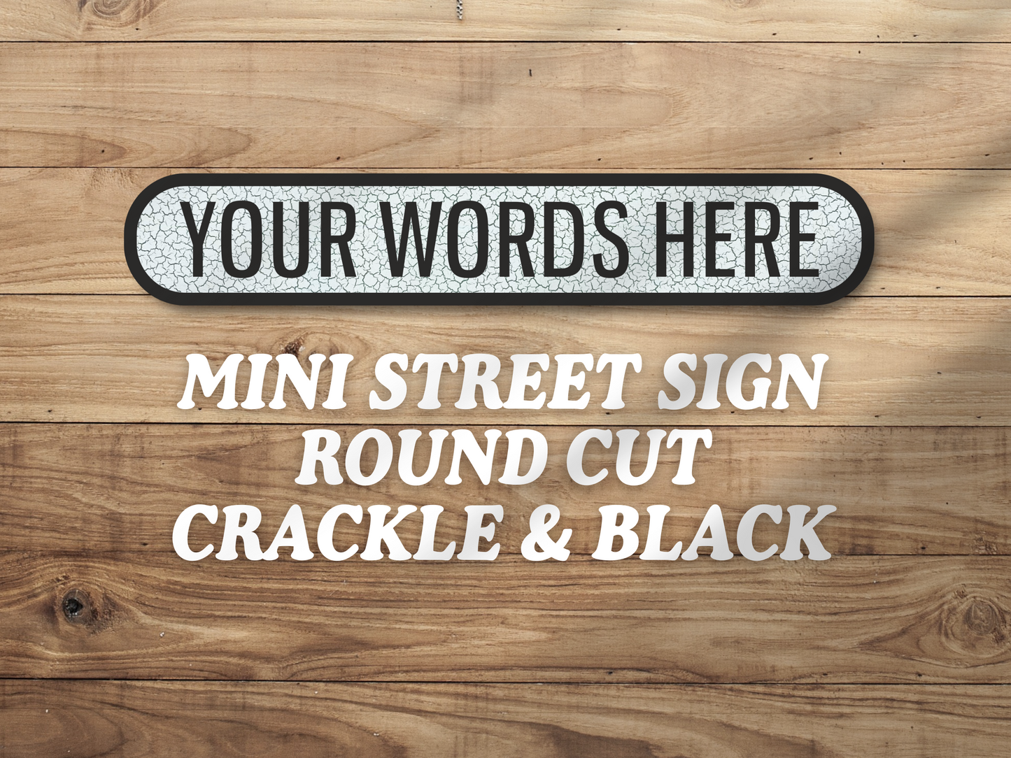 Personalised Vintage-Style Street Sign