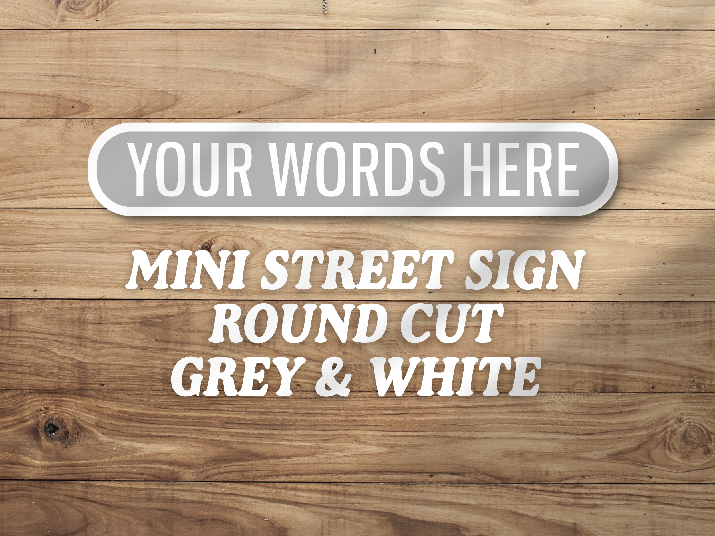 Personalised Vintage-Style Street Sign
