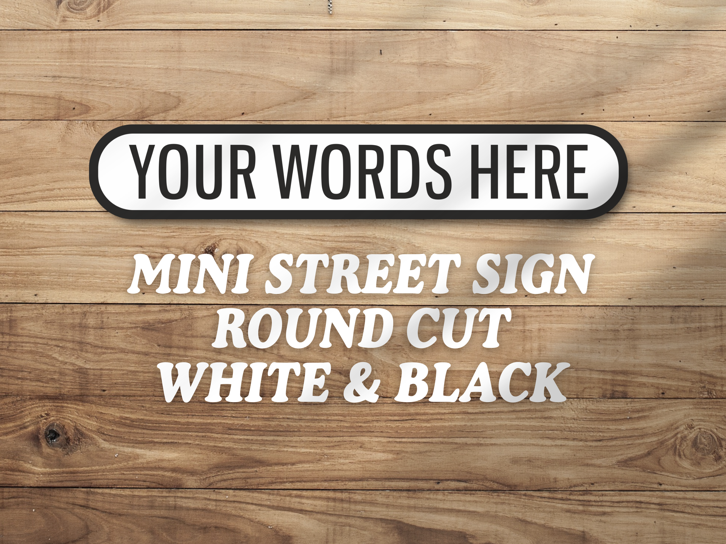 Personalised Vintage-Style Street Sign