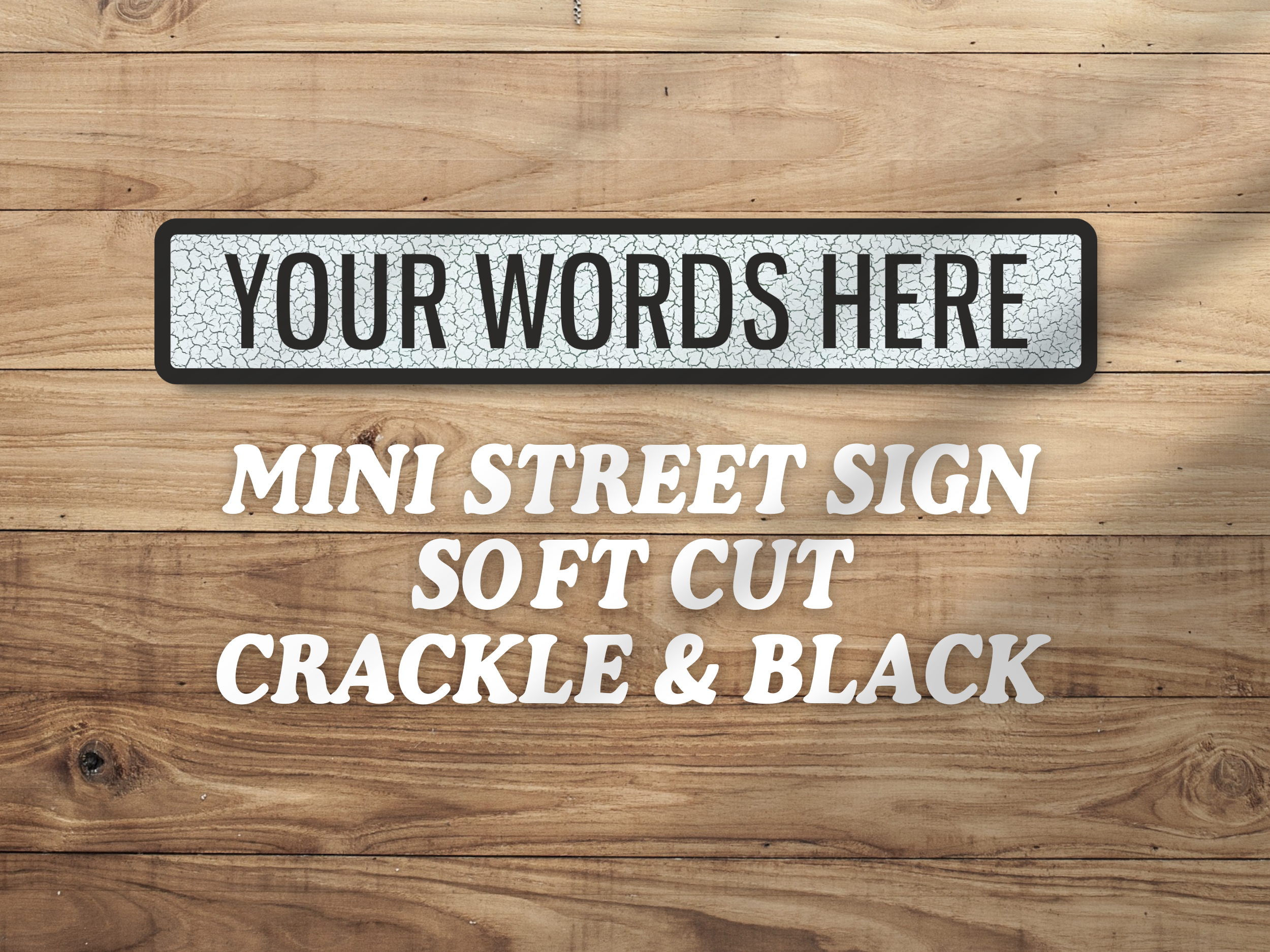 Personalised Vintage-Style Street Sign