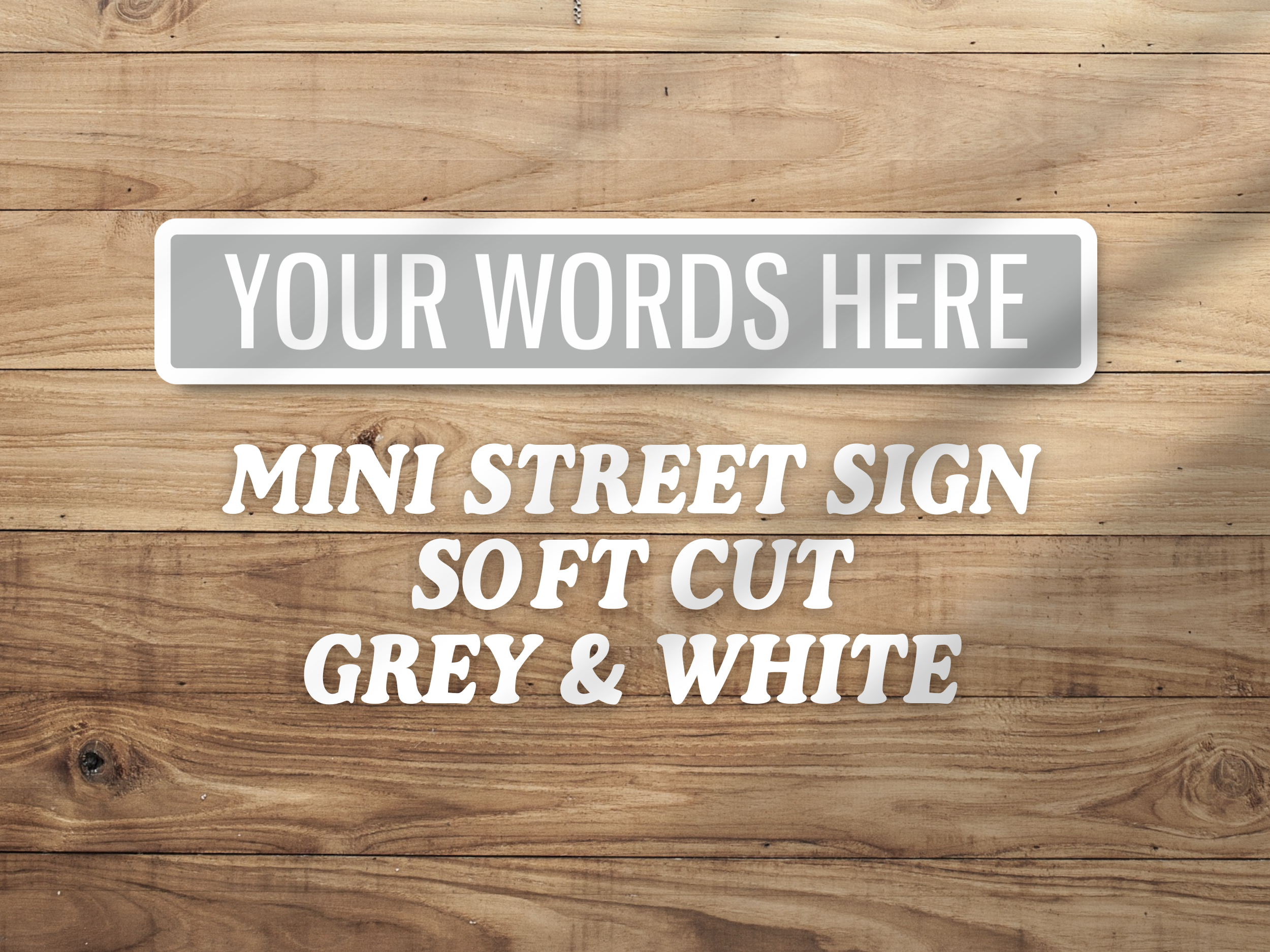 Personalised Vintage-Style Street Sign