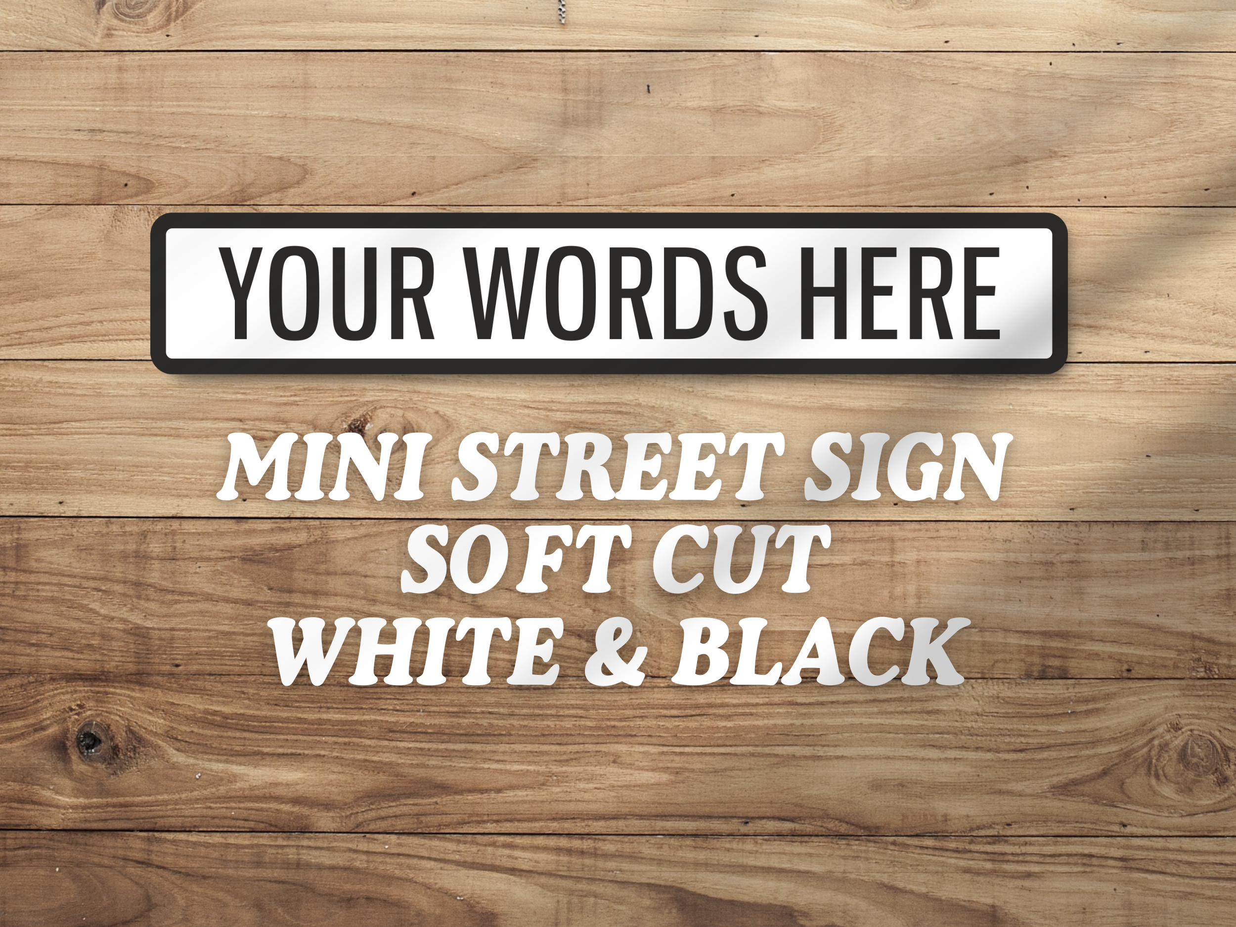 Personalised Vintage-Style Street Sign