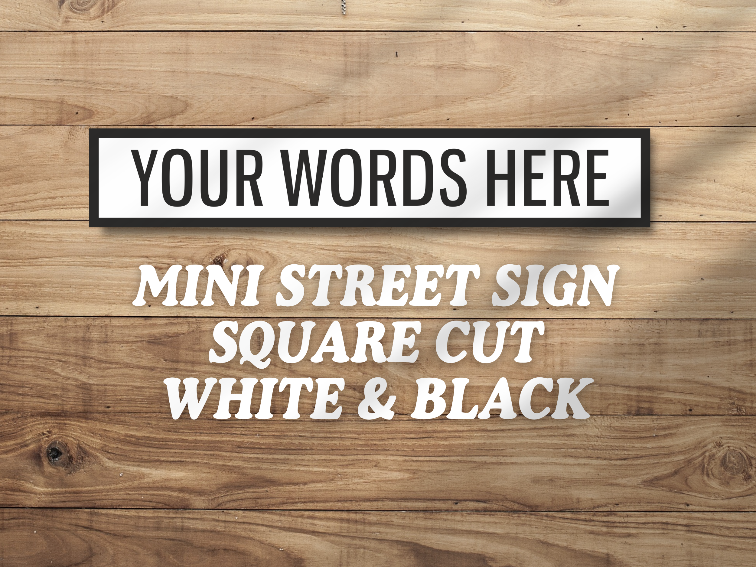 Personalised Vintage-Style Street Sign