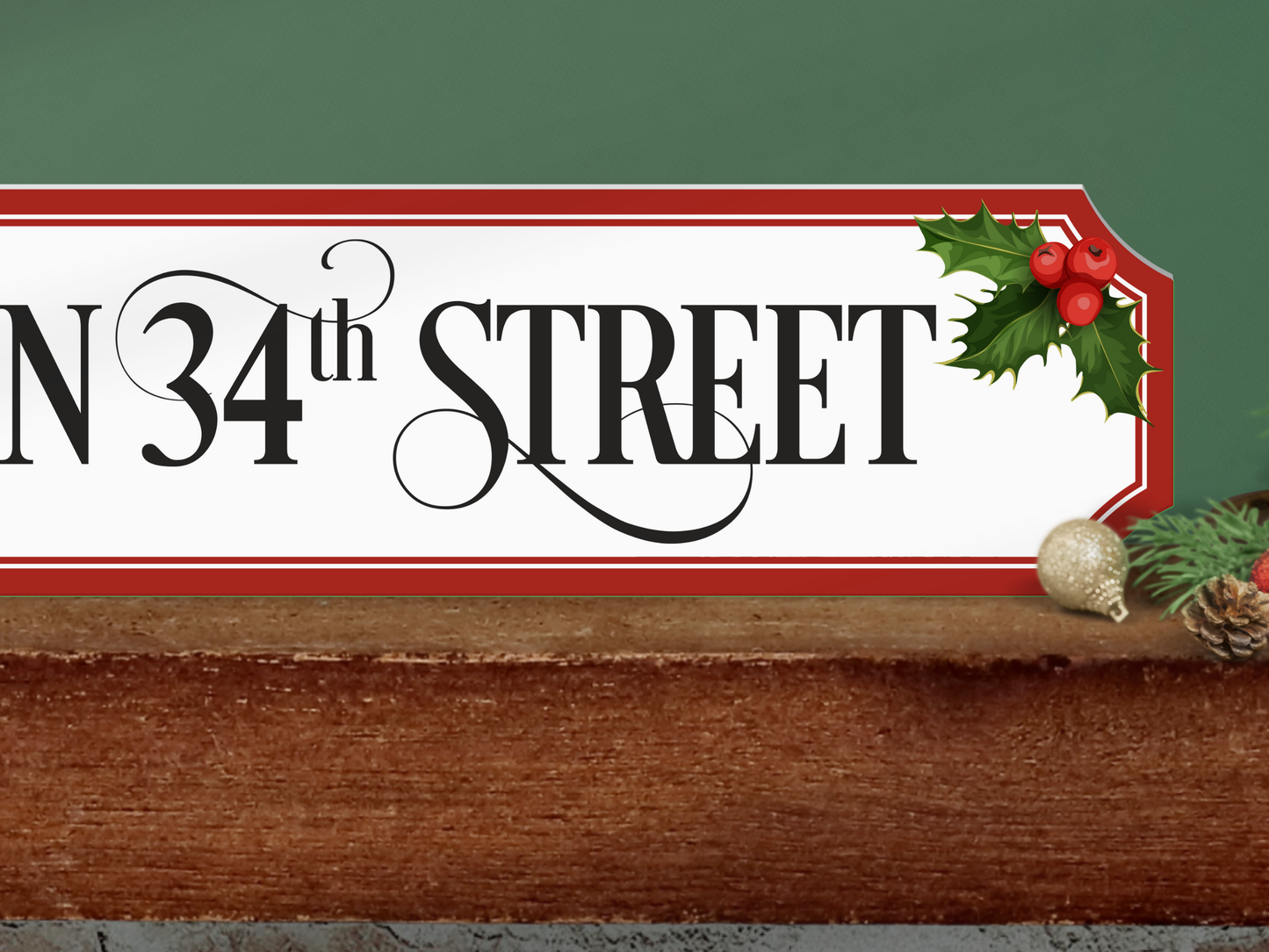Miracle on 34th Street | Wooden Christmas Sign
