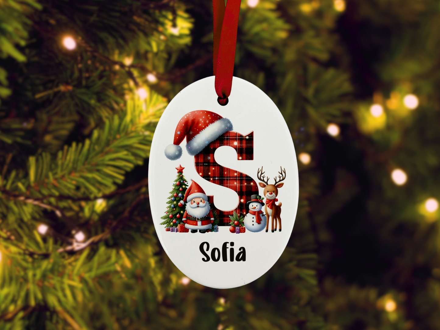 Personalised Name - Christmas Tree Ornament