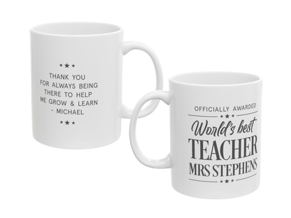 Personalised Teacher | Ceramic Mug