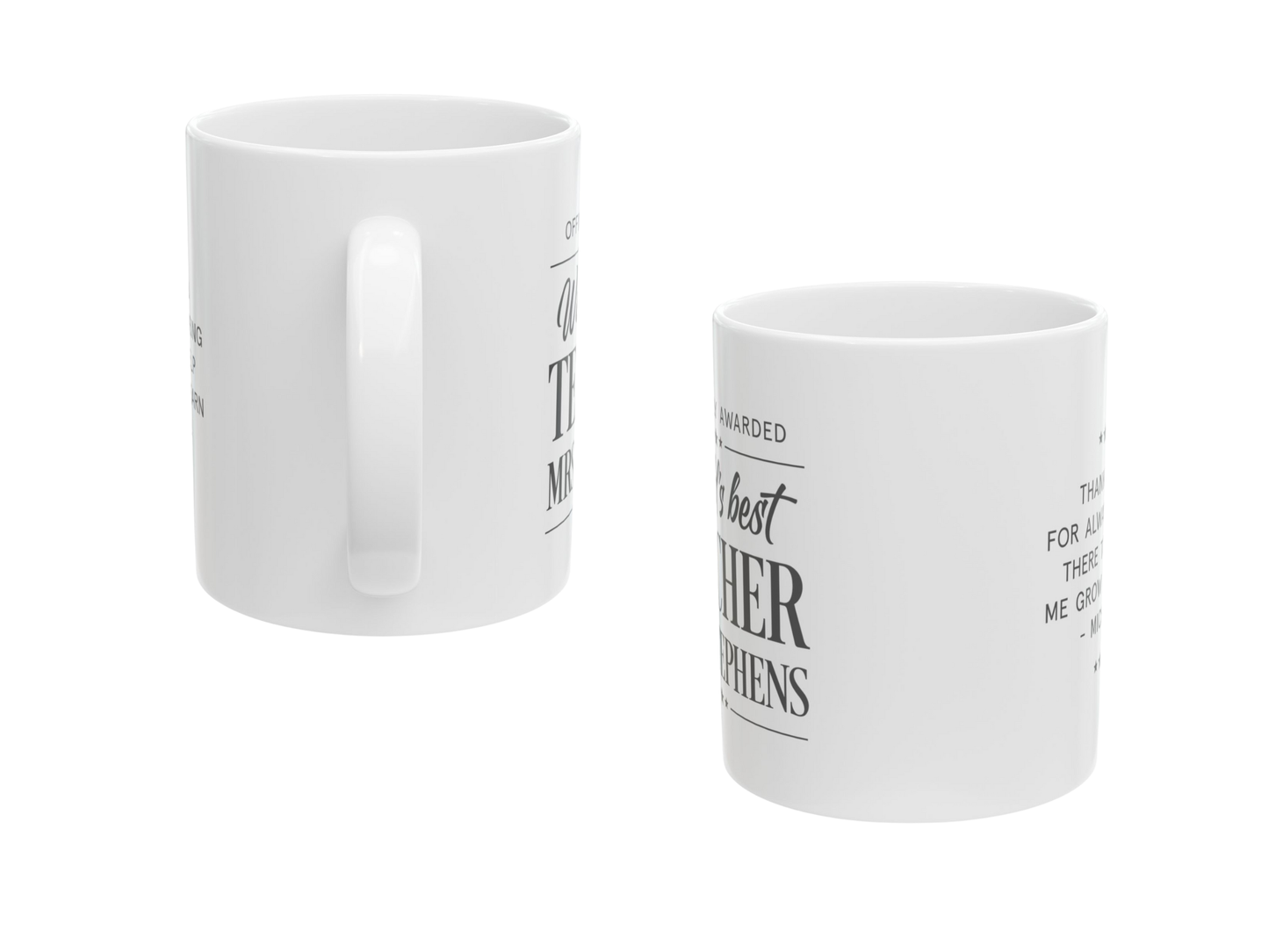 Personalised Teacher | Ceramic Mug