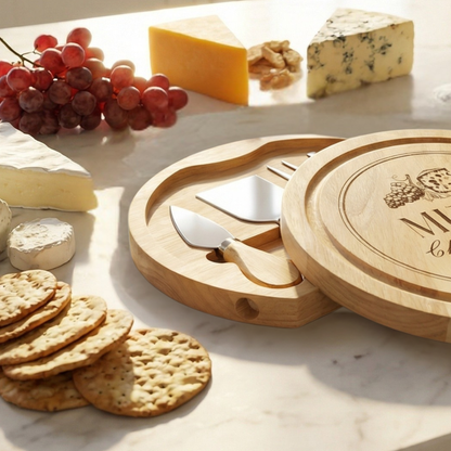 Mum's 'Cheese & Wine Night' Cheese Board Set