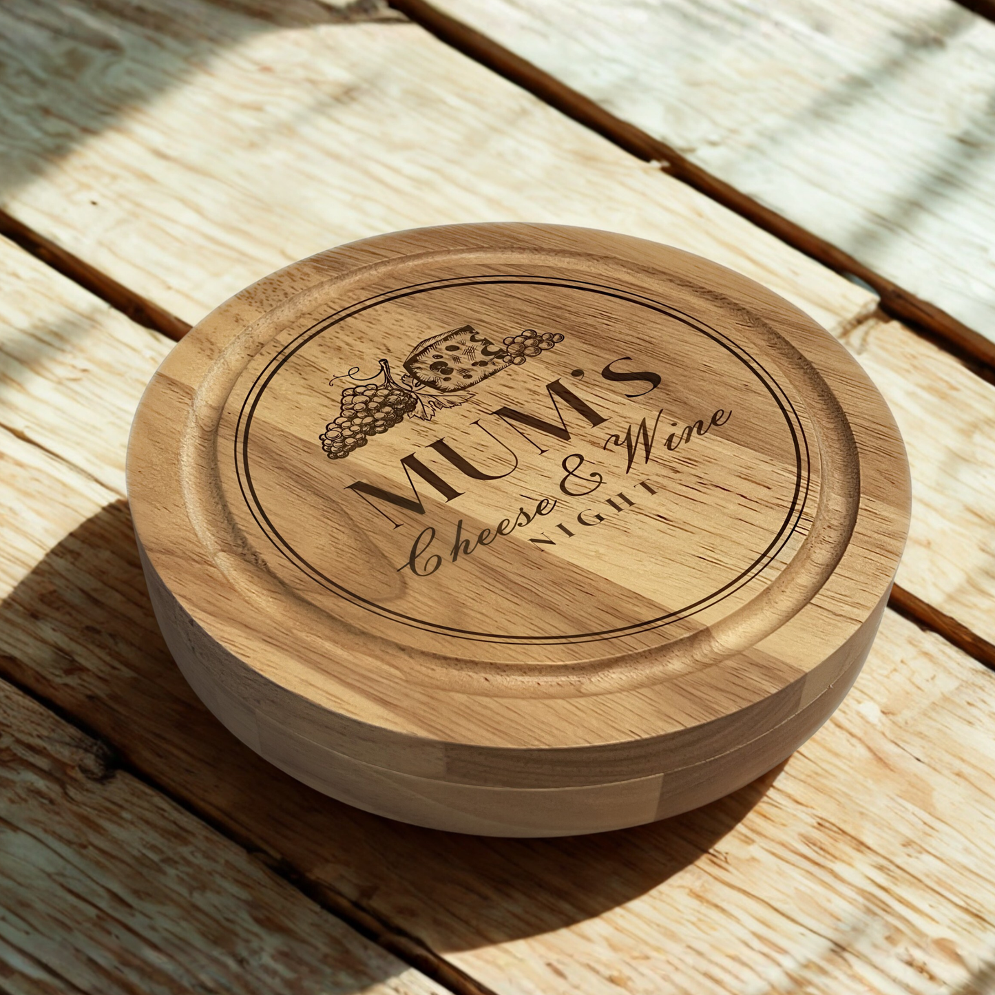 Mum's 'Cheese & Wine Night' Cheese Board Set