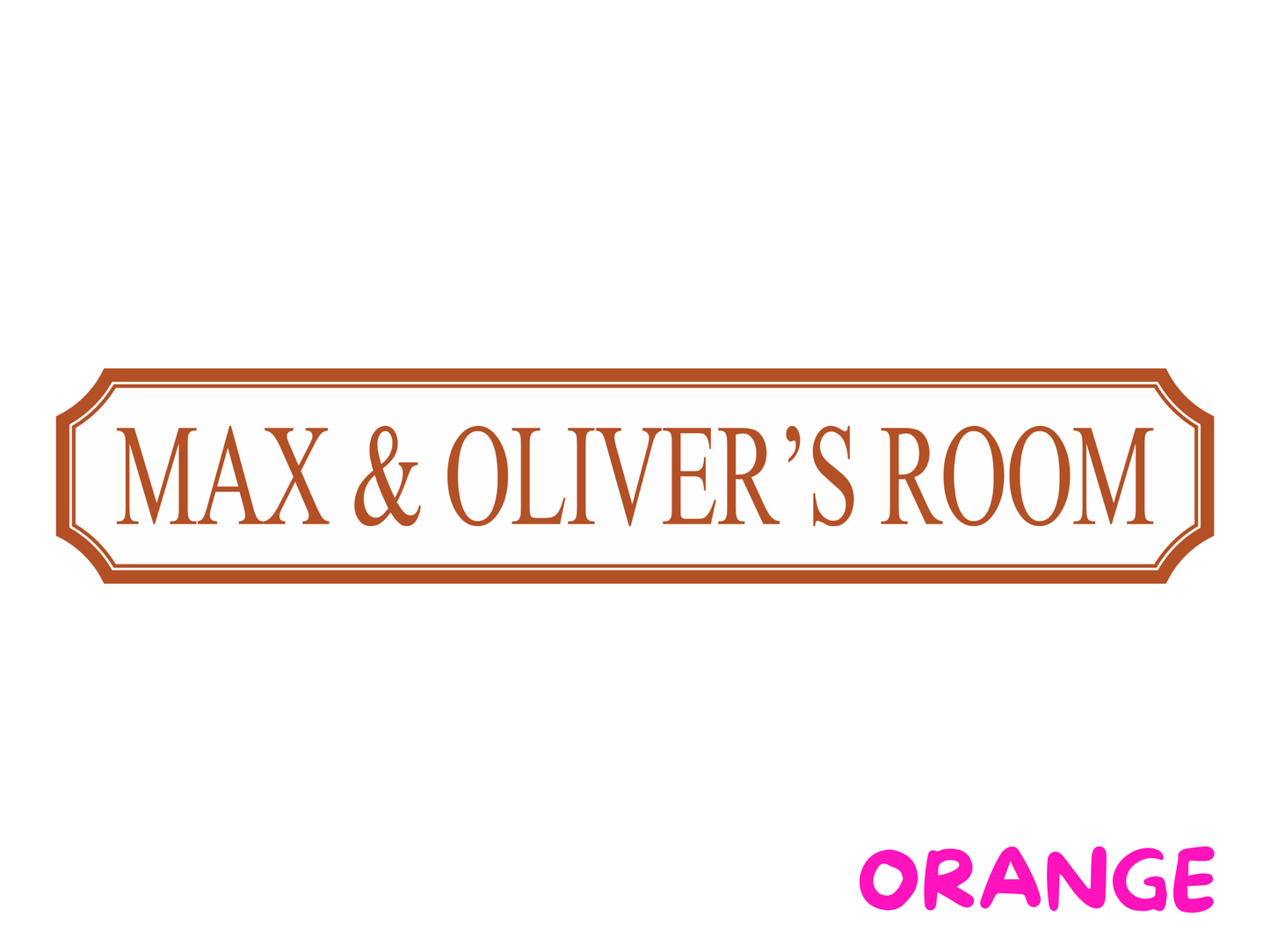 Personalised Kids Room | Wooden Sign (5 Colour Options)