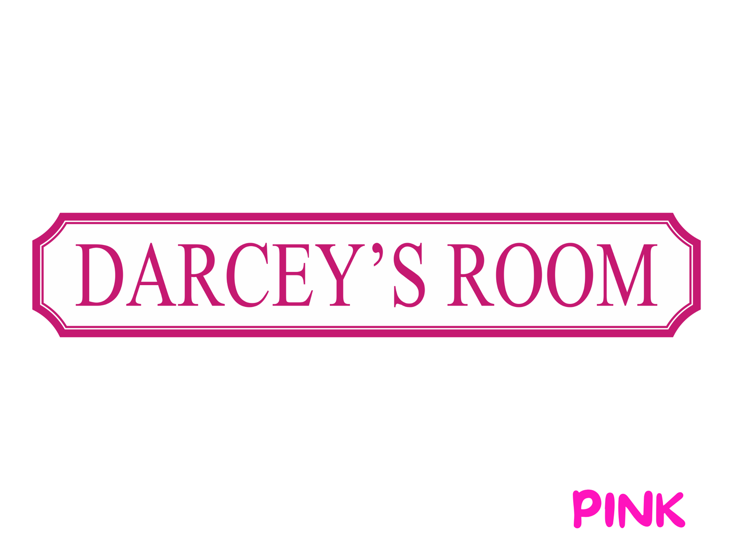 Personalised Kids Room | Wooden Sign (5 Colour Options)