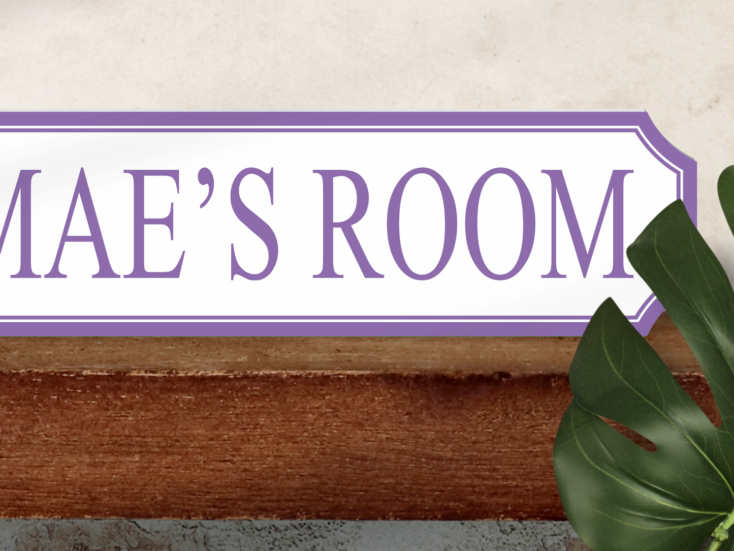 Personalised Kids Room | Wooden Sign (5 Colour Options)