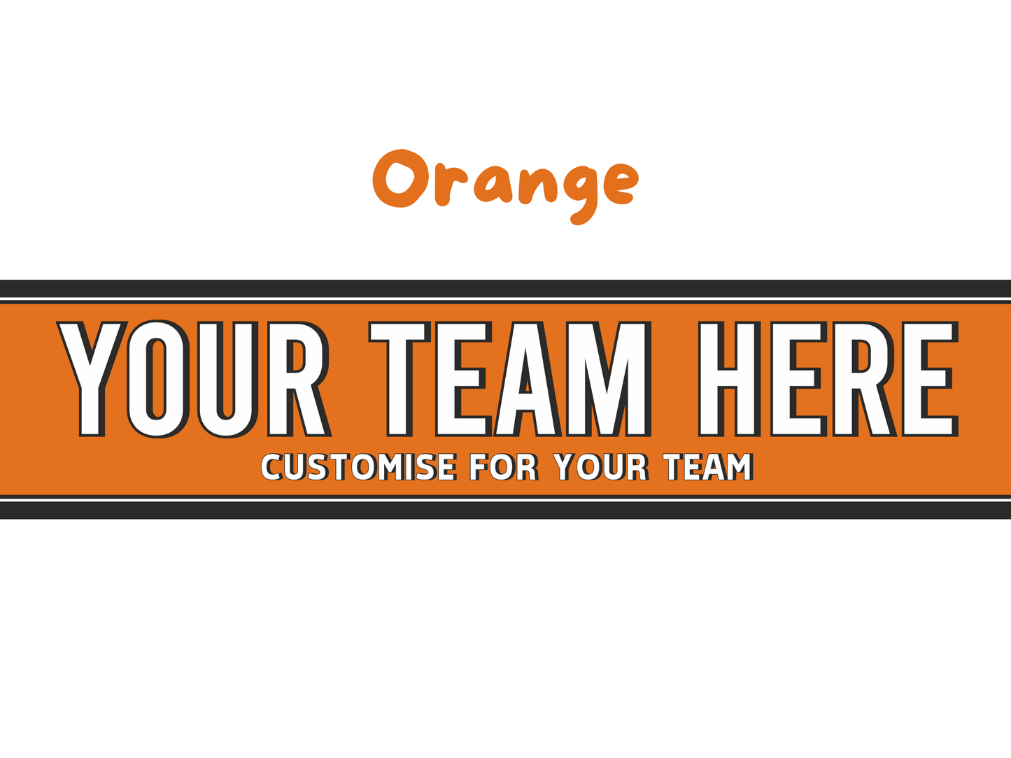 Personalised Football Team - Vintage Block