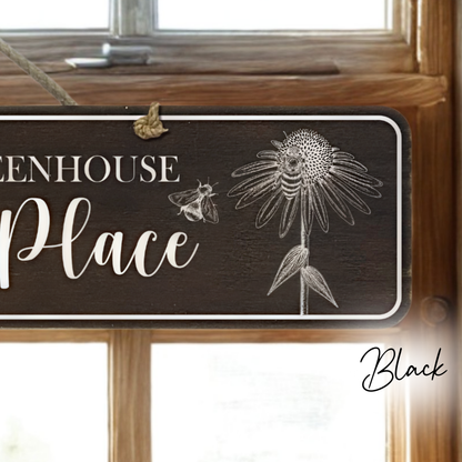 Personalised Outdoor Sign 'Our Happy Place'
