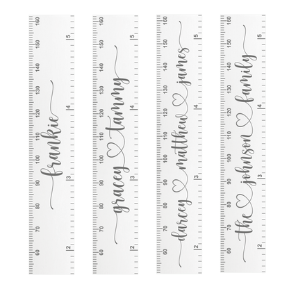 Personalised Height Ruler - Multiple Names