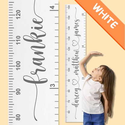 Personalised Height Ruler - Multiple Names