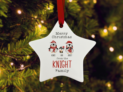 Personalised Family - Christmas Tree Ornament