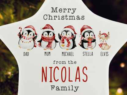 Personalised Family - Christmas Tree Ornament