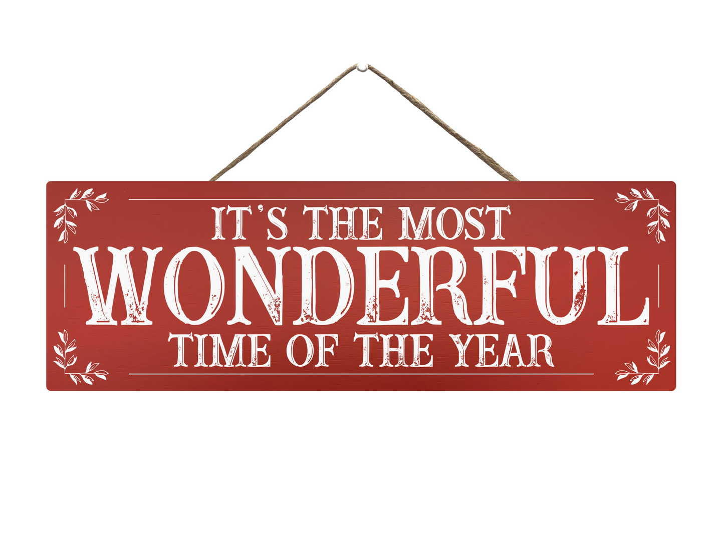 The Most Wonderful Time Of Year | Hanging Christmas Sign