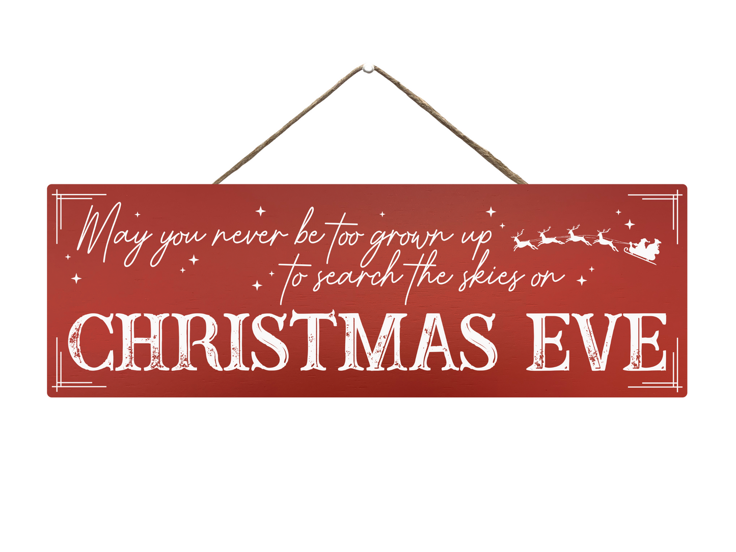 Christmas Eve | Hanging Christmas Sign
