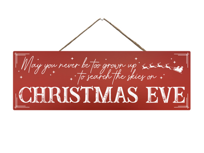 Christmas Eve | Hanging Christmas Sign