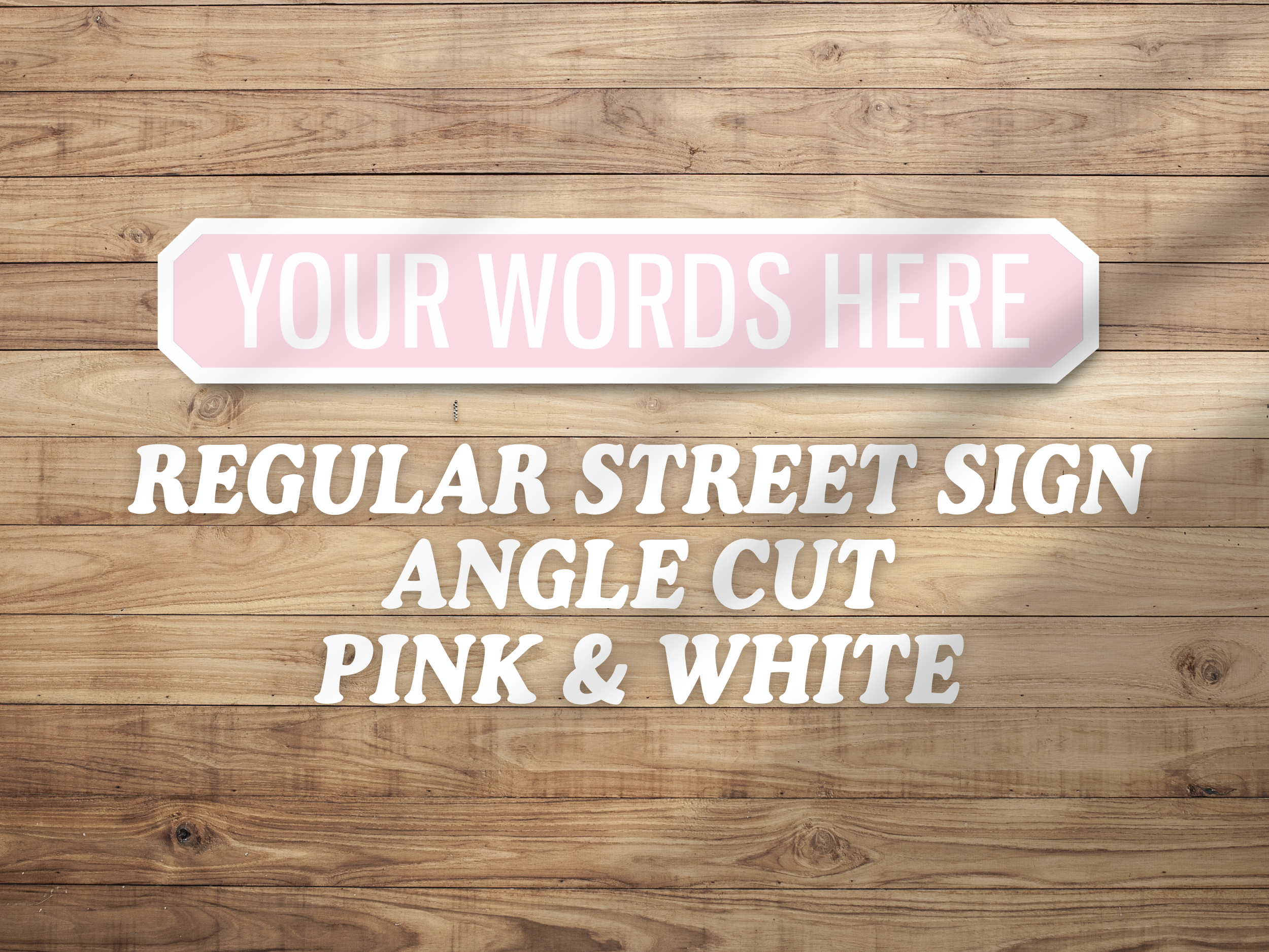 Personalised Vintage-Style Street Sign