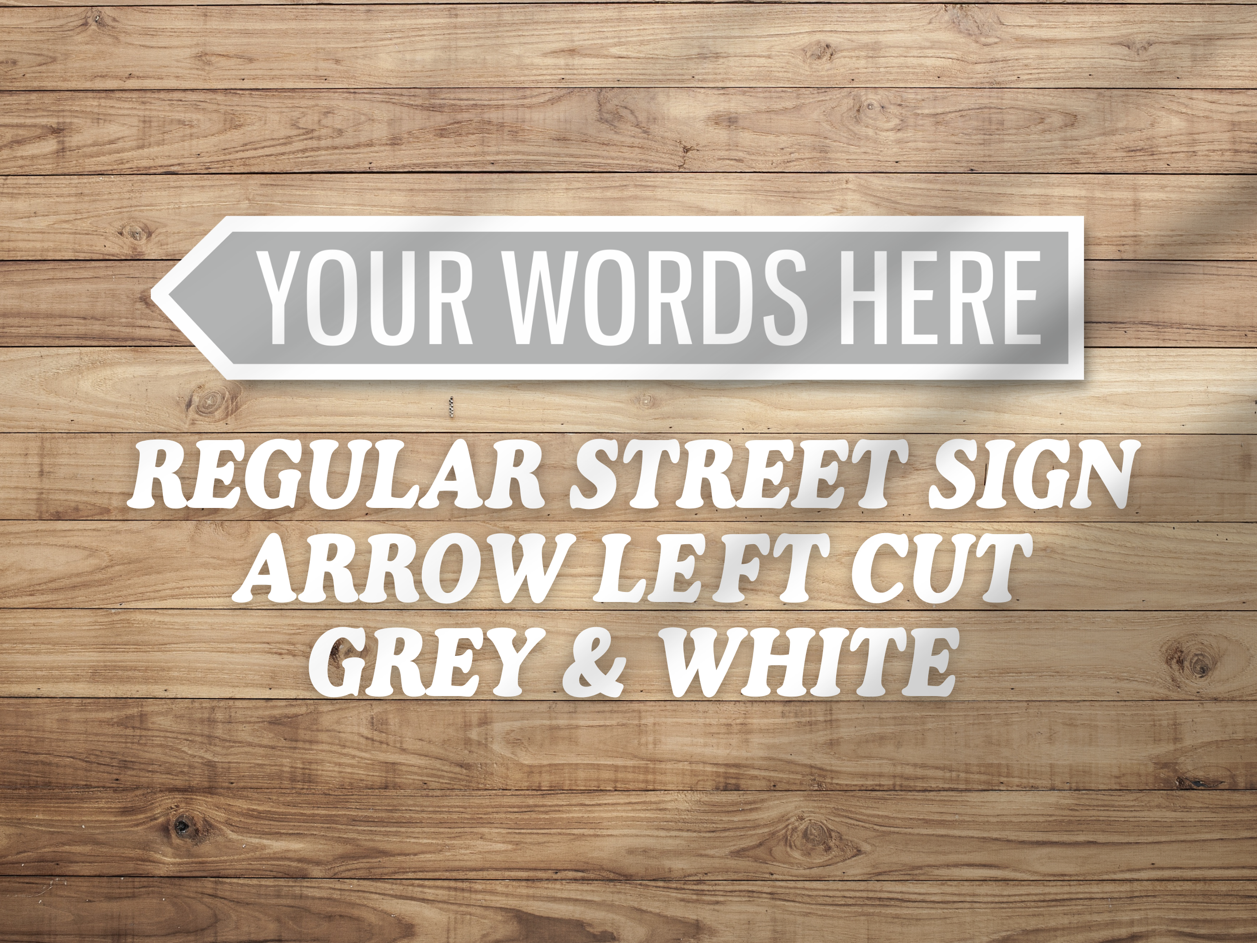 Personalised Vintage-Style Street Sign