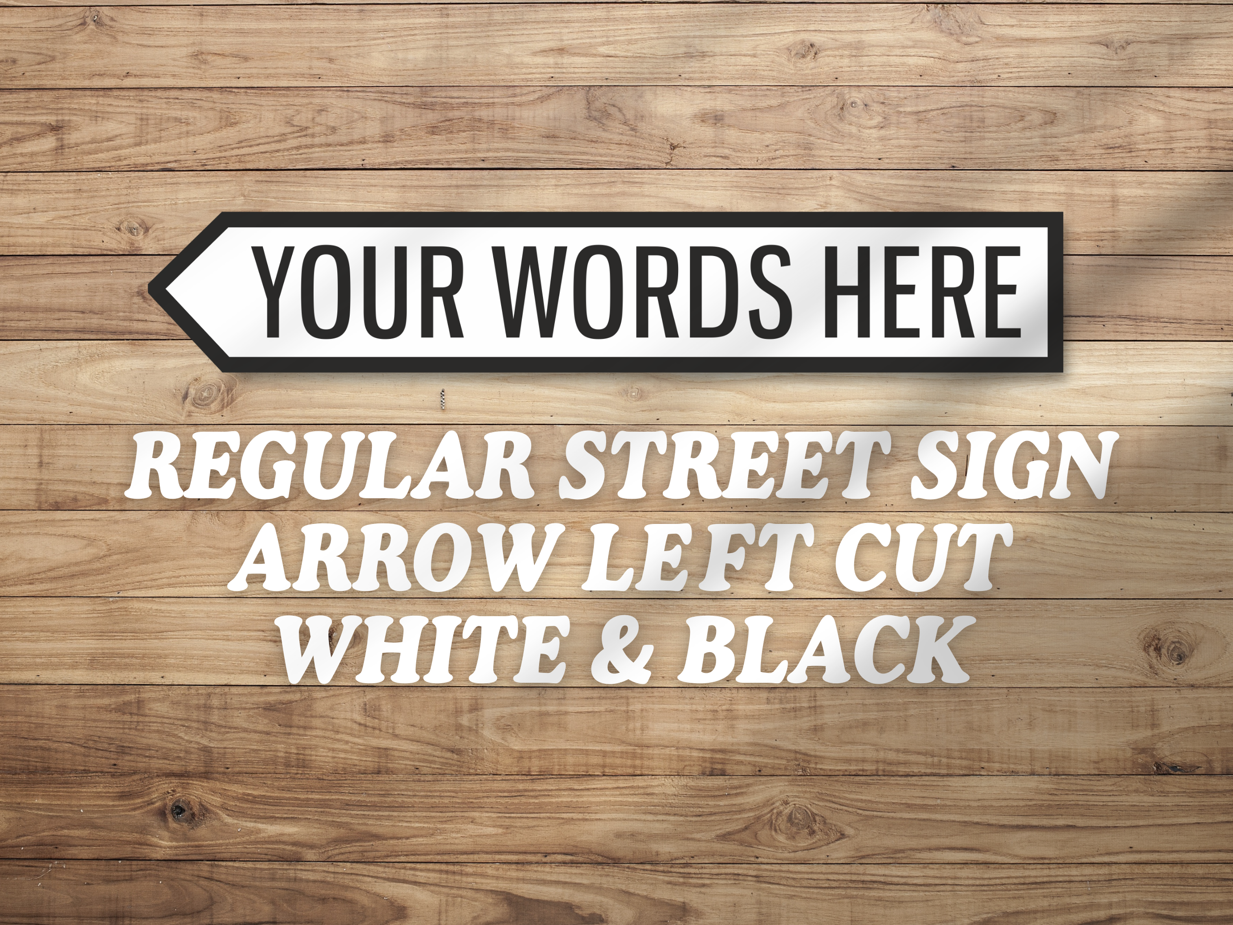 Personalised Vintage-Style Street Sign