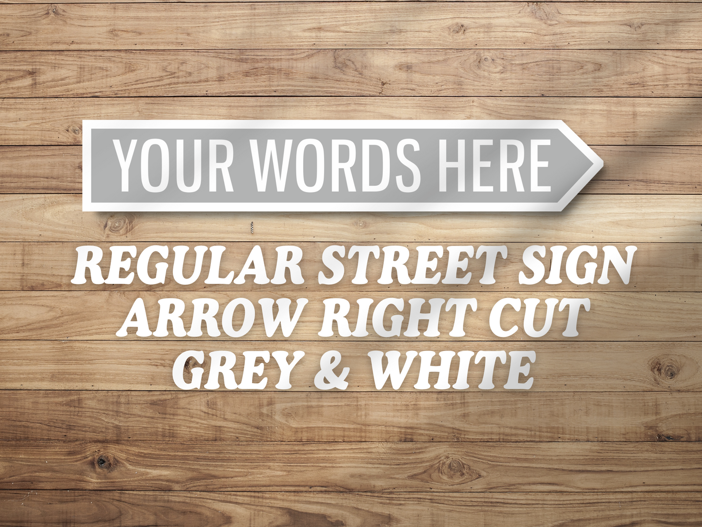 Personalised Vintage-Style Street Sign