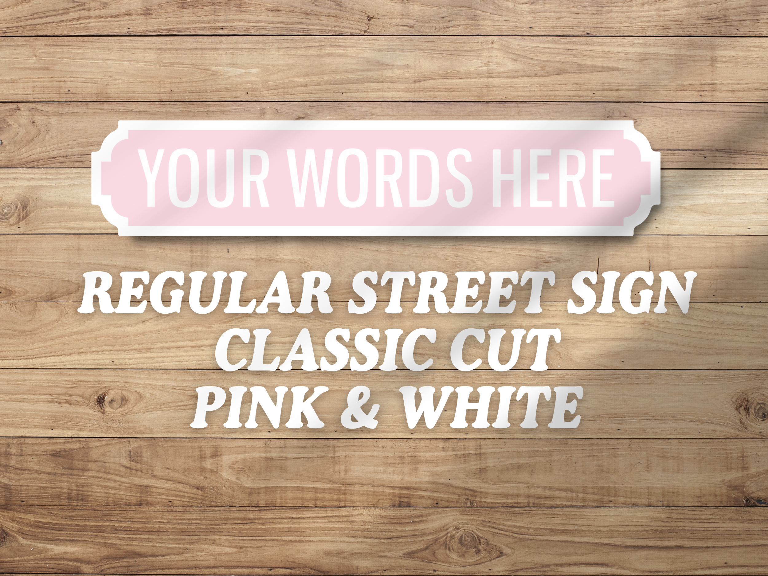 Personalised Vintage-Style Street Sign