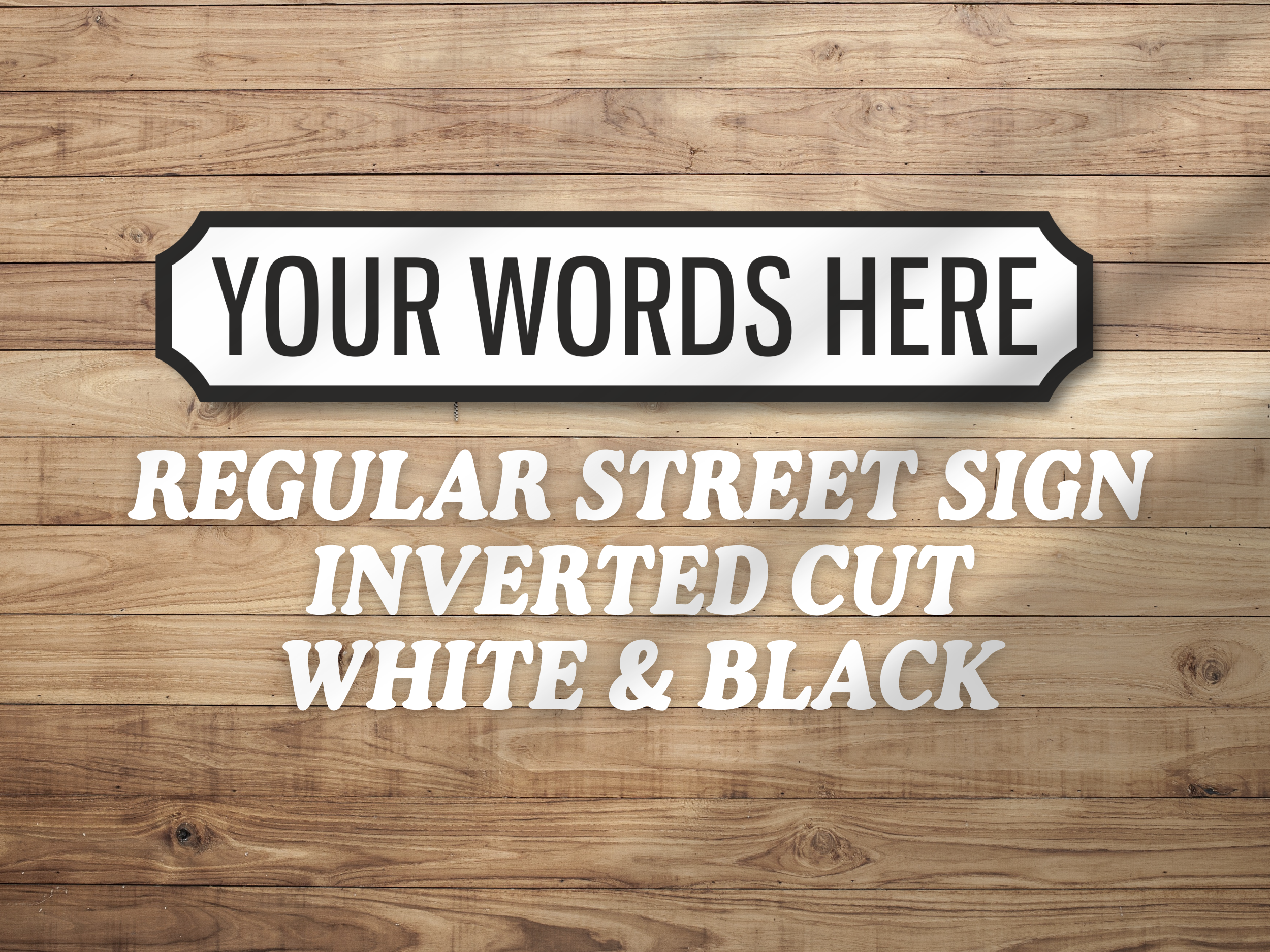 Personalised Vintage-Style Street Sign