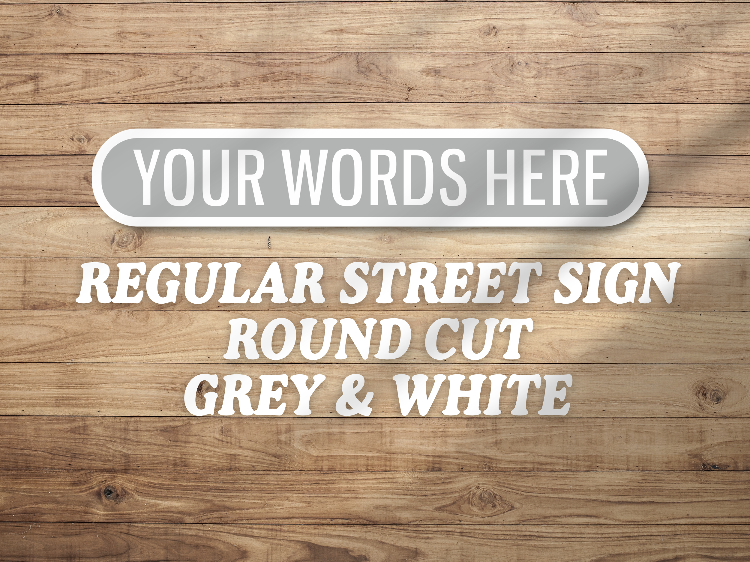 Personalised Vintage-Style Street Sign