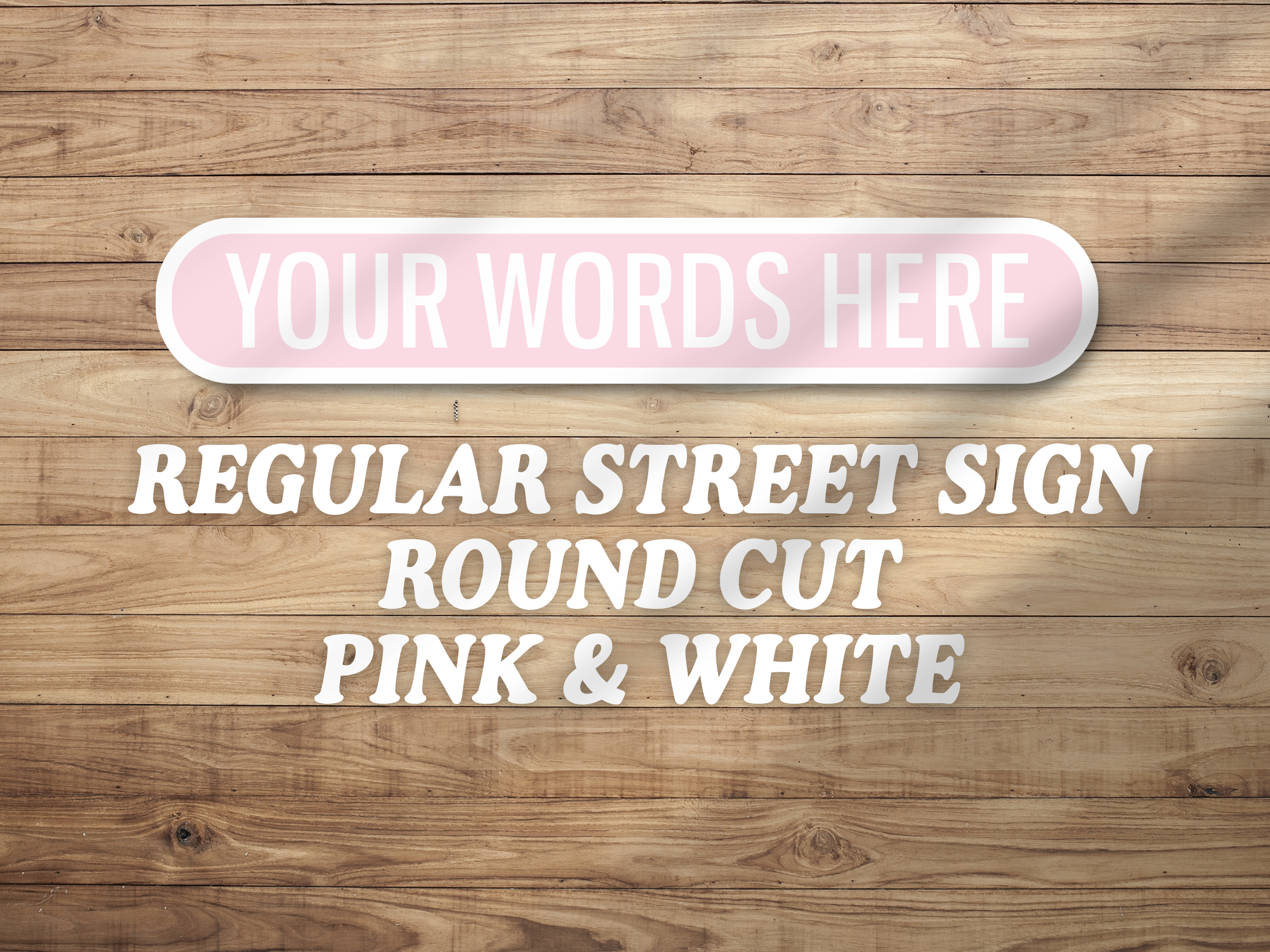 Personalised Vintage-Style Street Sign