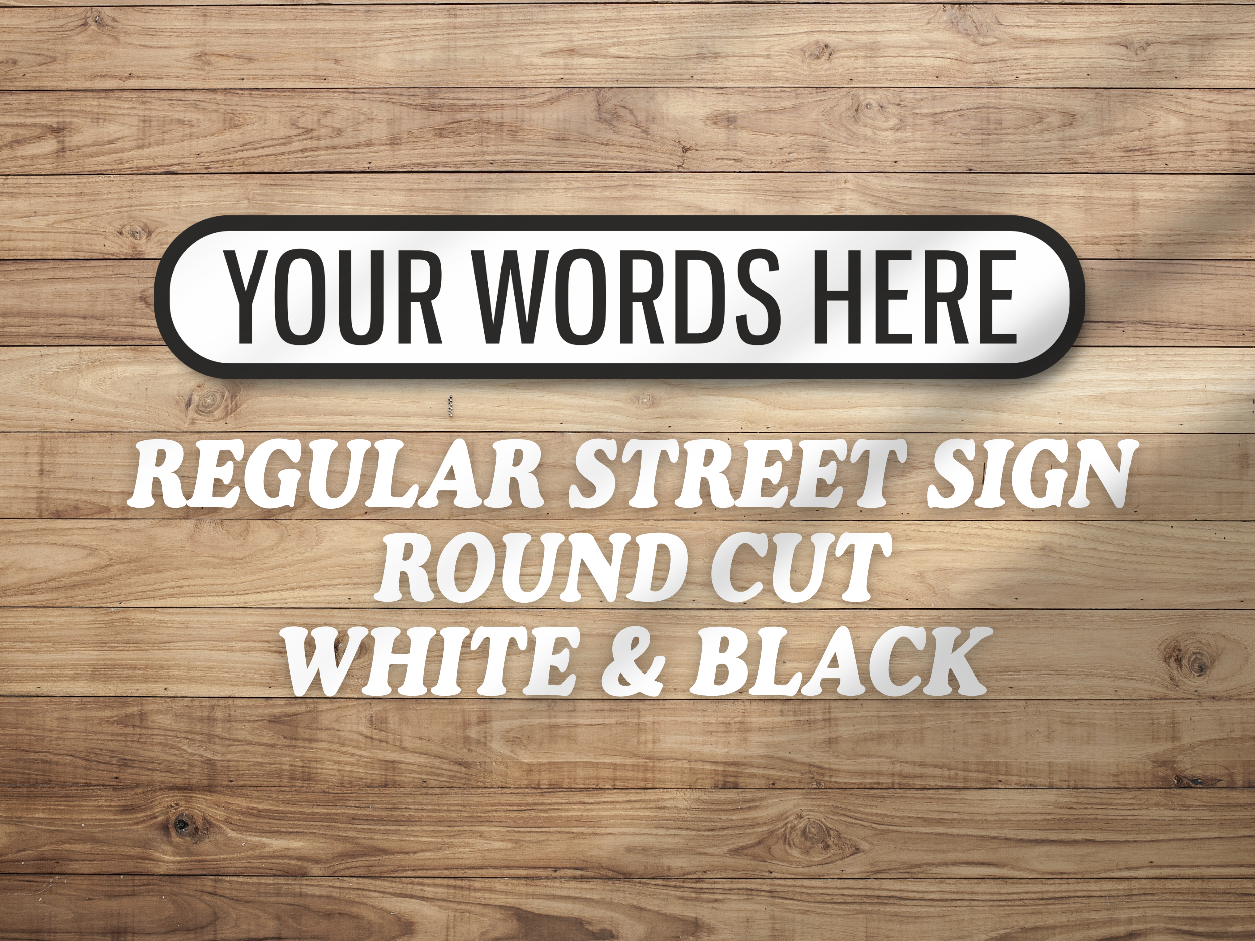 Personalised Vintage-Style Street Sign