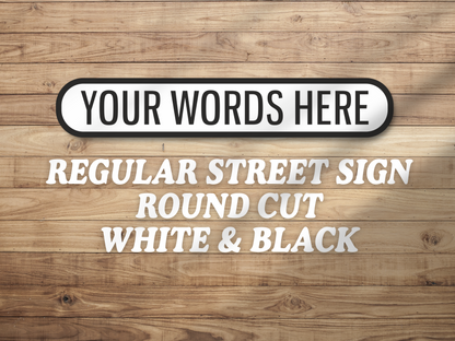 Personalised Vintage-Style Street Sign