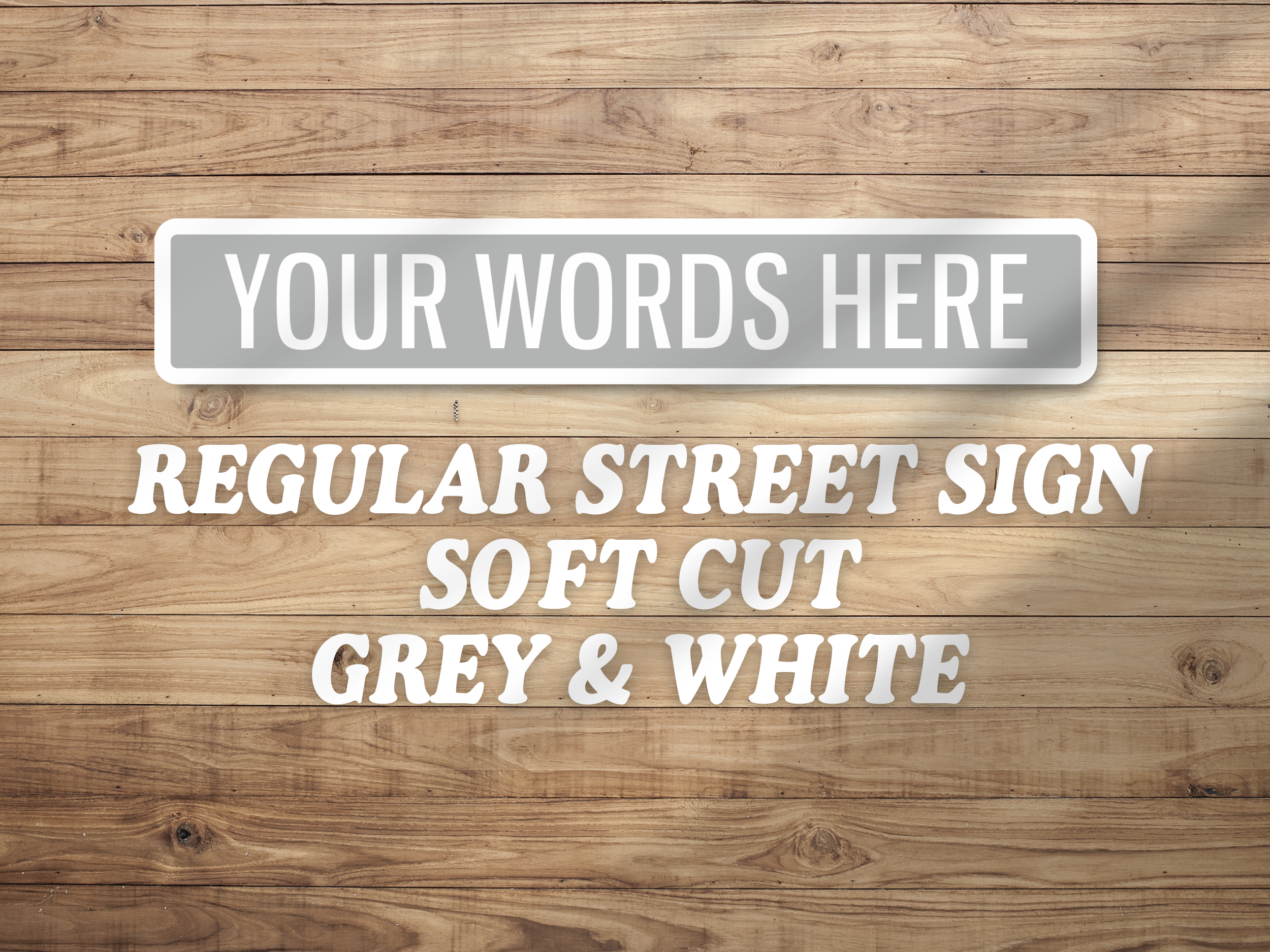 Personalised Vintage-Style Street Sign