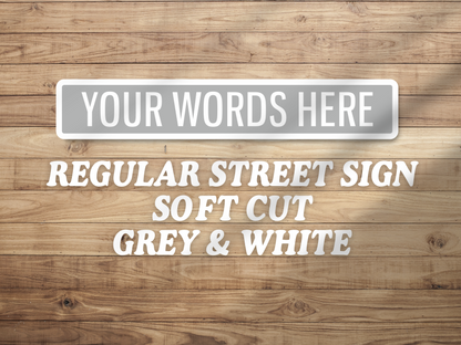 Personalised Vintage-Style Street Sign