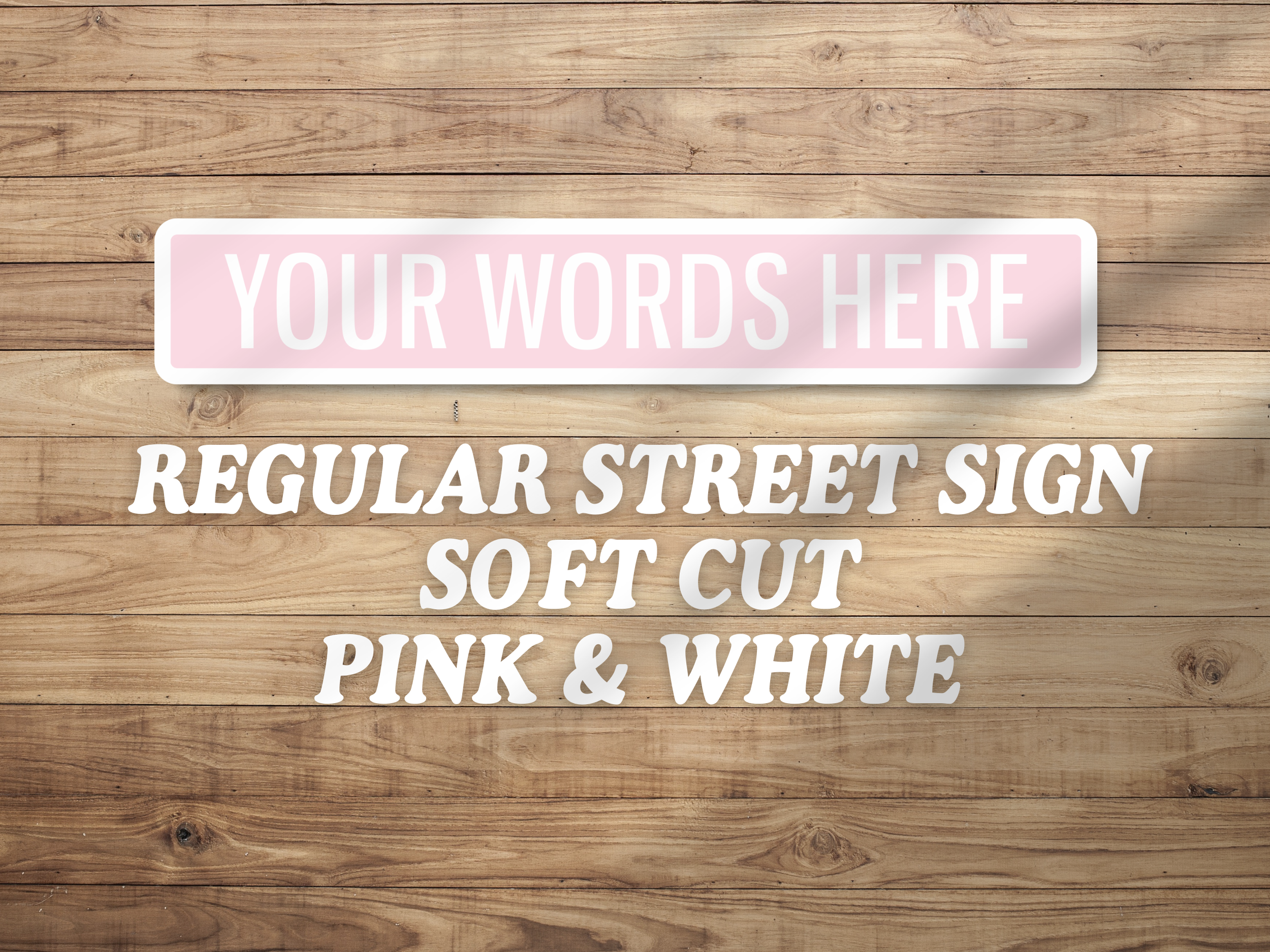 Personalised Vintage-Style Street Sign