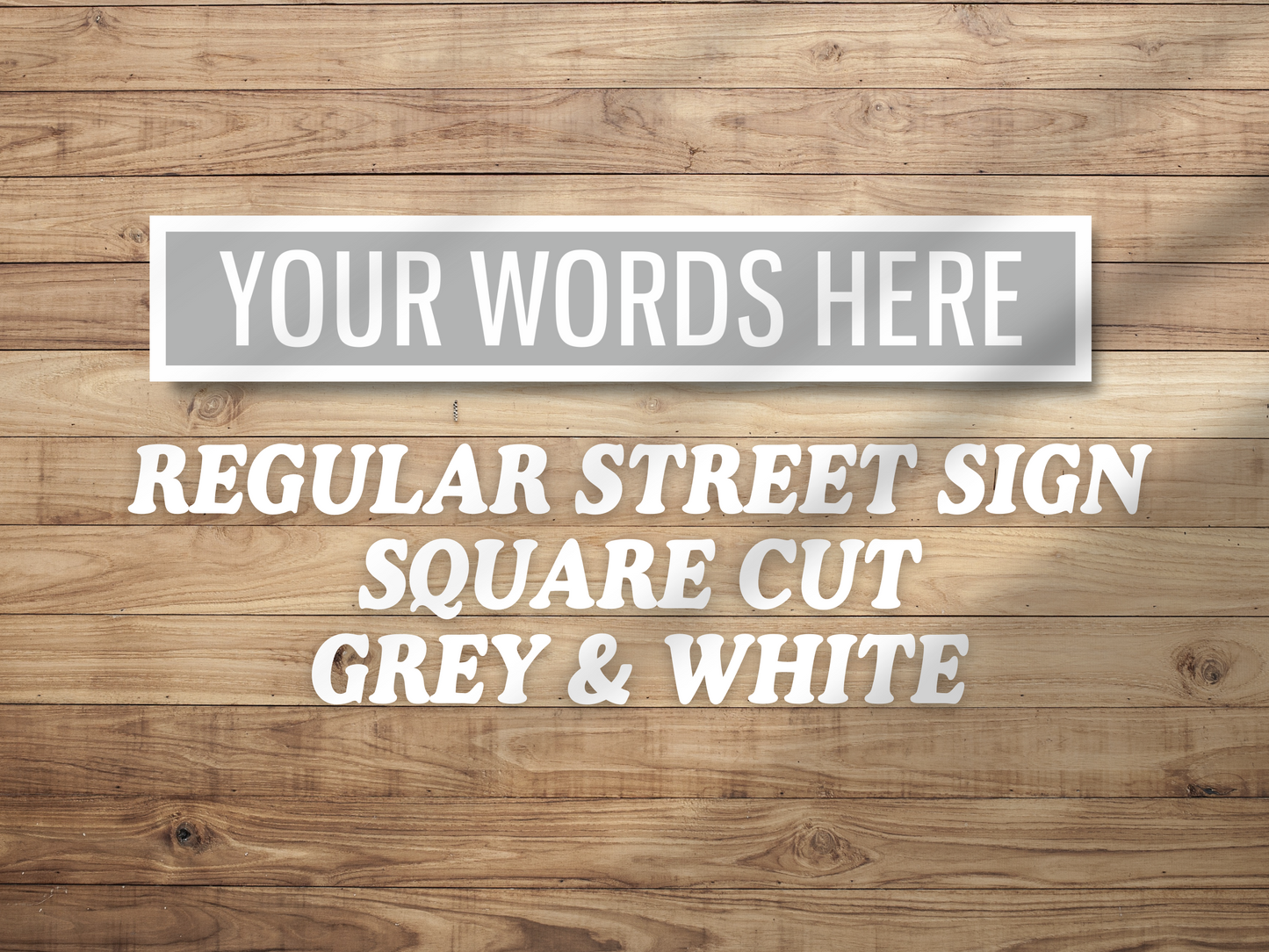 Personalised Vintage-Style Street Sign