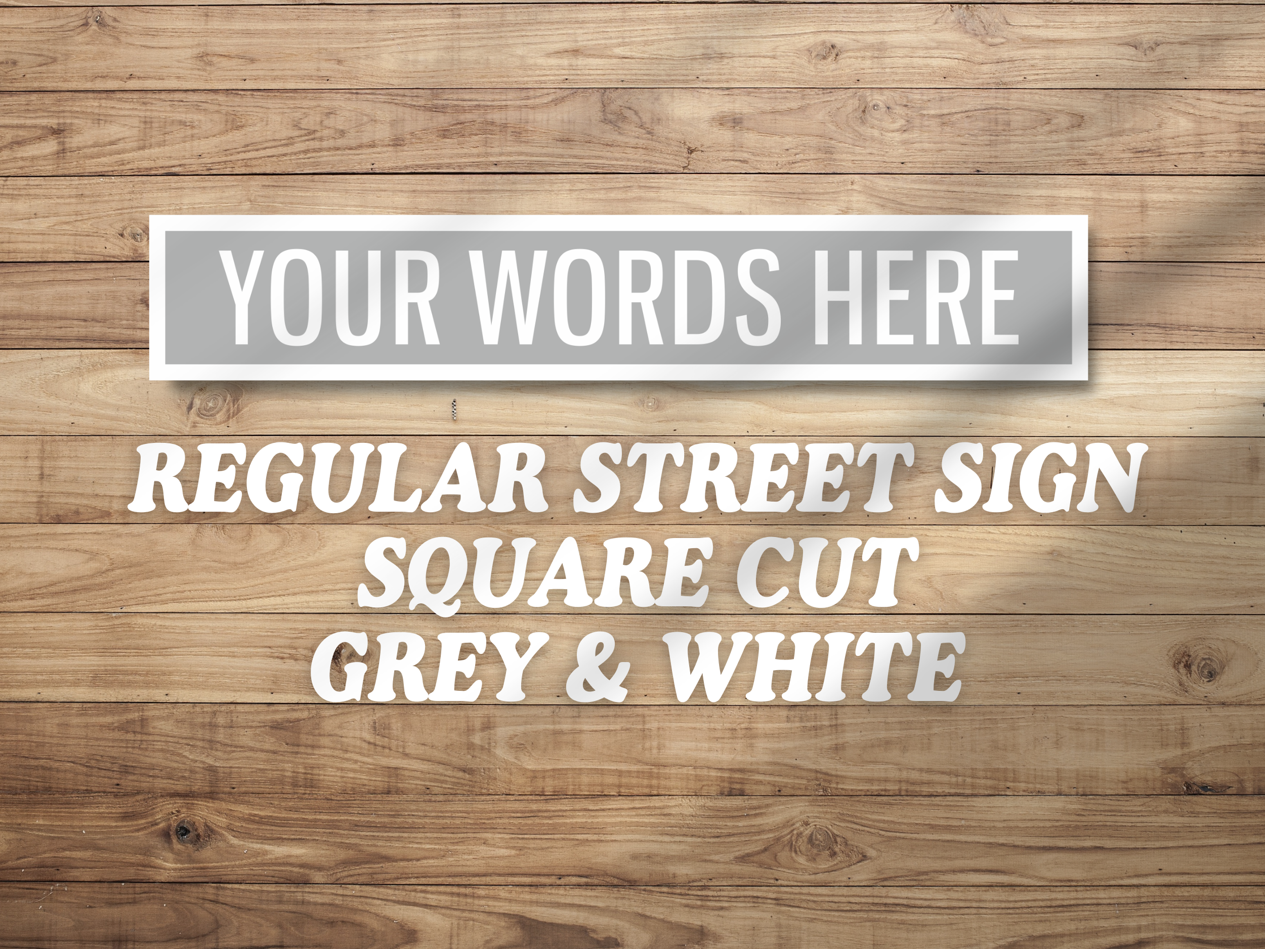 Personalised Vintage-Style Street Sign