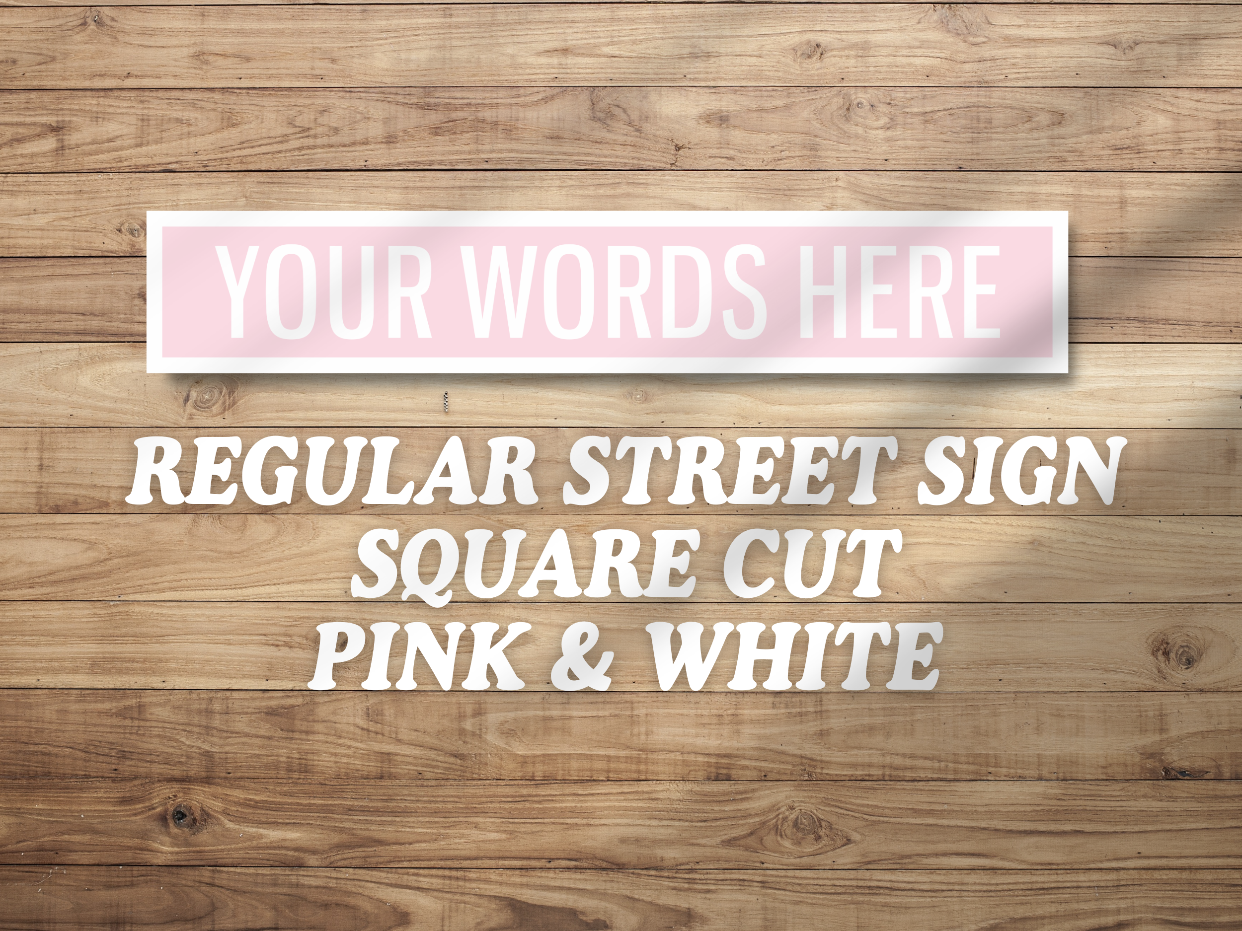 Personalised Vintage-Style Street Sign