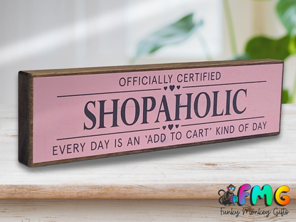 Shopaholic | Rustic Block Shelf Sitter