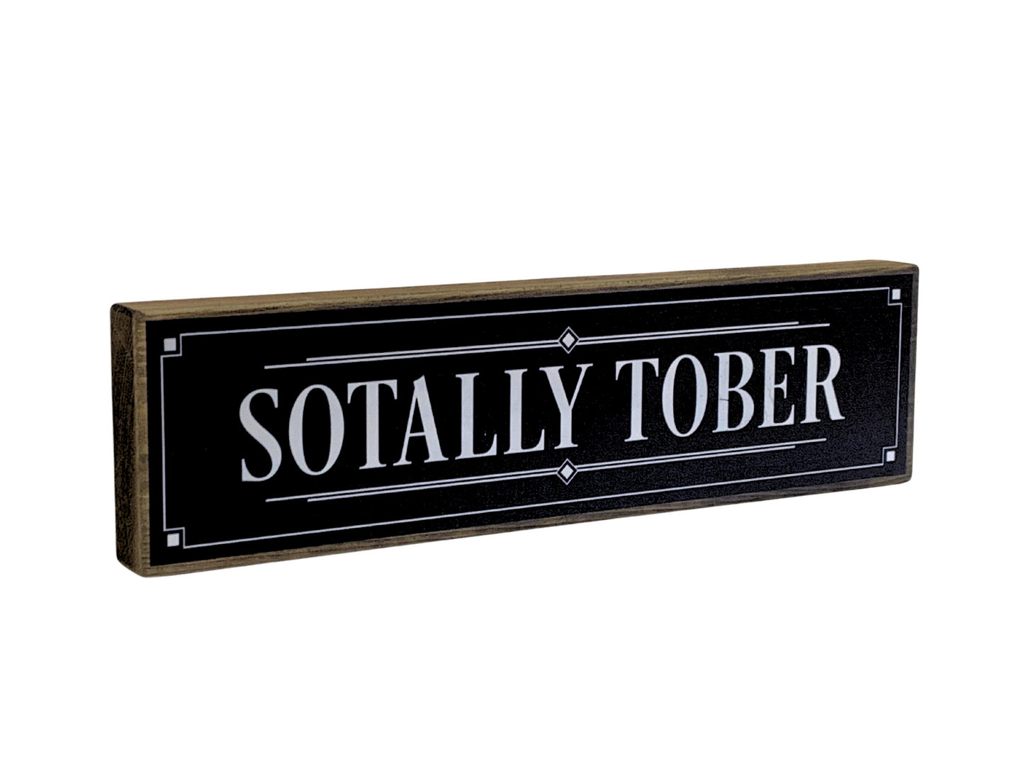 Sotally Tober | Rustic Block Shelf Sitter