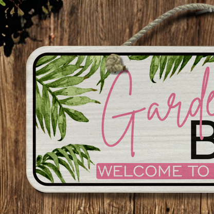 Garden Bar - Wooden Outdoor Sign