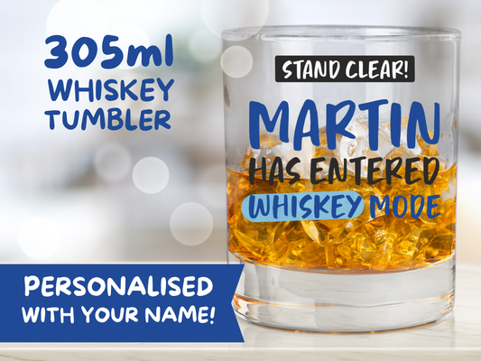 Personalised Whiskey Tumbler - Drink Glass
